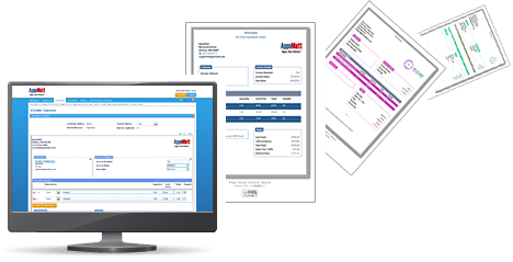 The process of sending customizable invoices to your clients