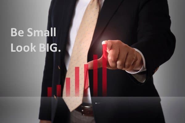 A presentation of having a small business doesn't mean your system is small but be big