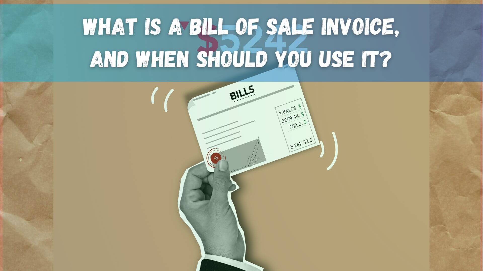 Bill of sale invoice helps protect both the buyer and seller if transaction goes wrong. Here's how and when to use it.
