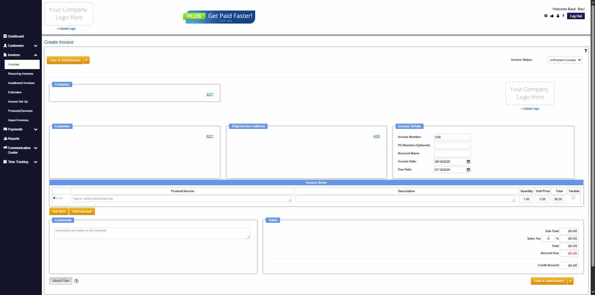 How To Create Your Own Consulting Invoice Template? | ReliaBills