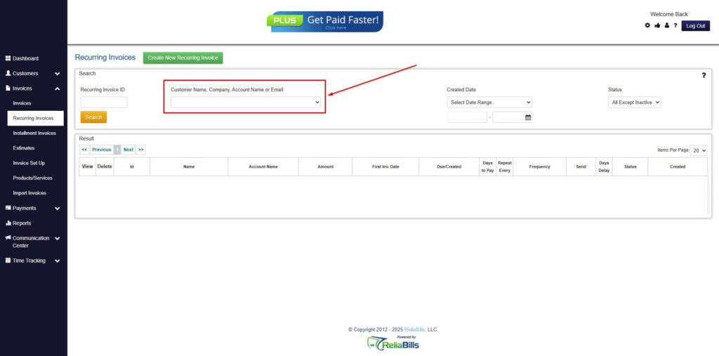 Step 3_ Go to the Customers tab (Pros and Cons Of Recurring Payments)