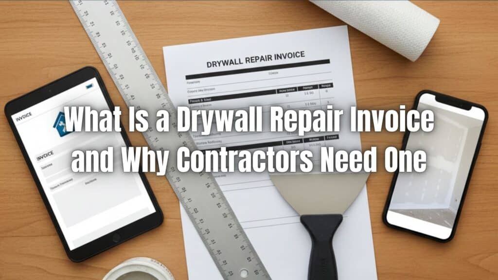 Learn what a drywall repair invoice is, what details it must include, and why contractors need one. Discover tips and templates today!