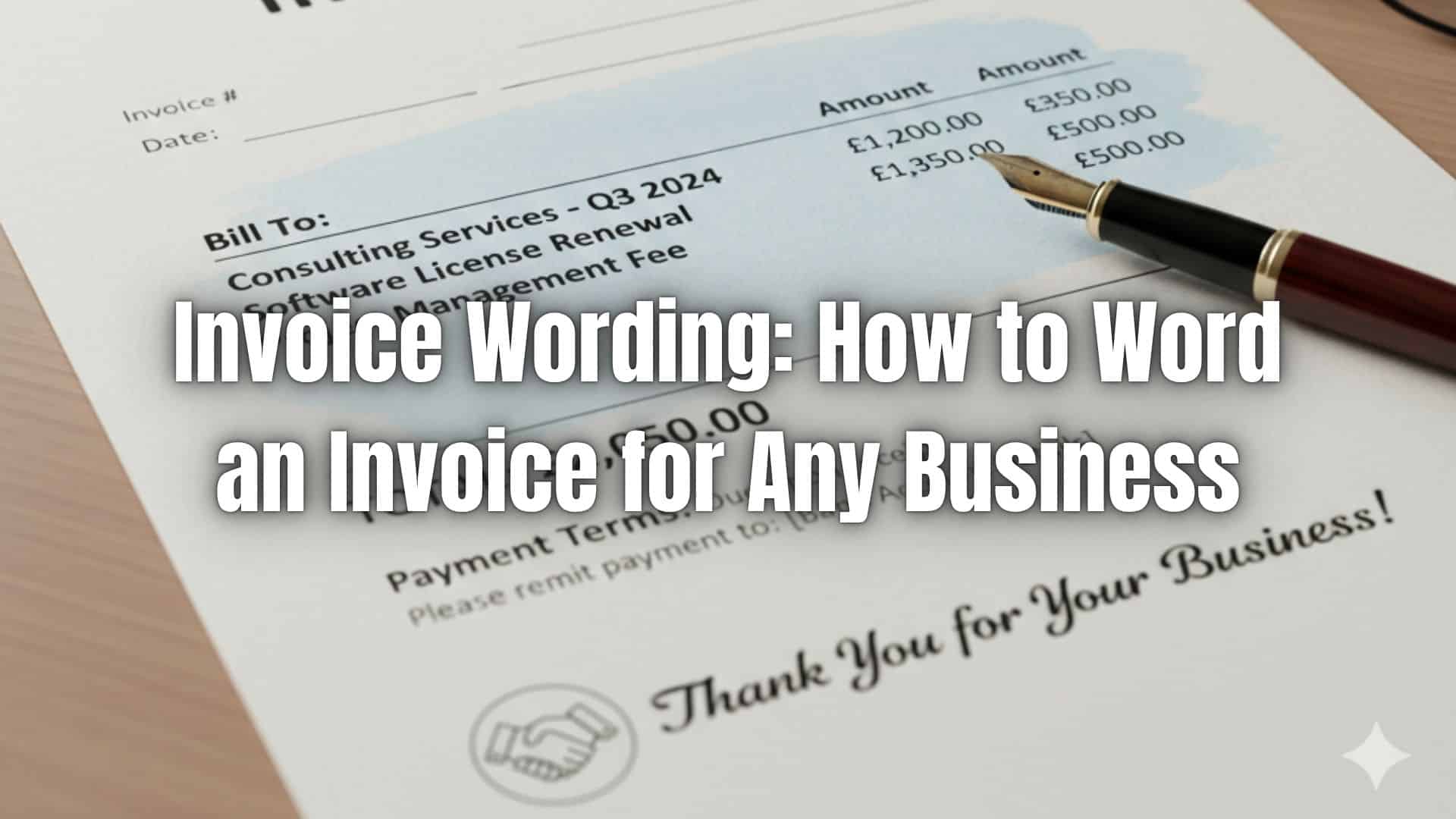Learn how to use clear and professional invoice wording to get paid faster. Click here to discover essential invoice elements today!