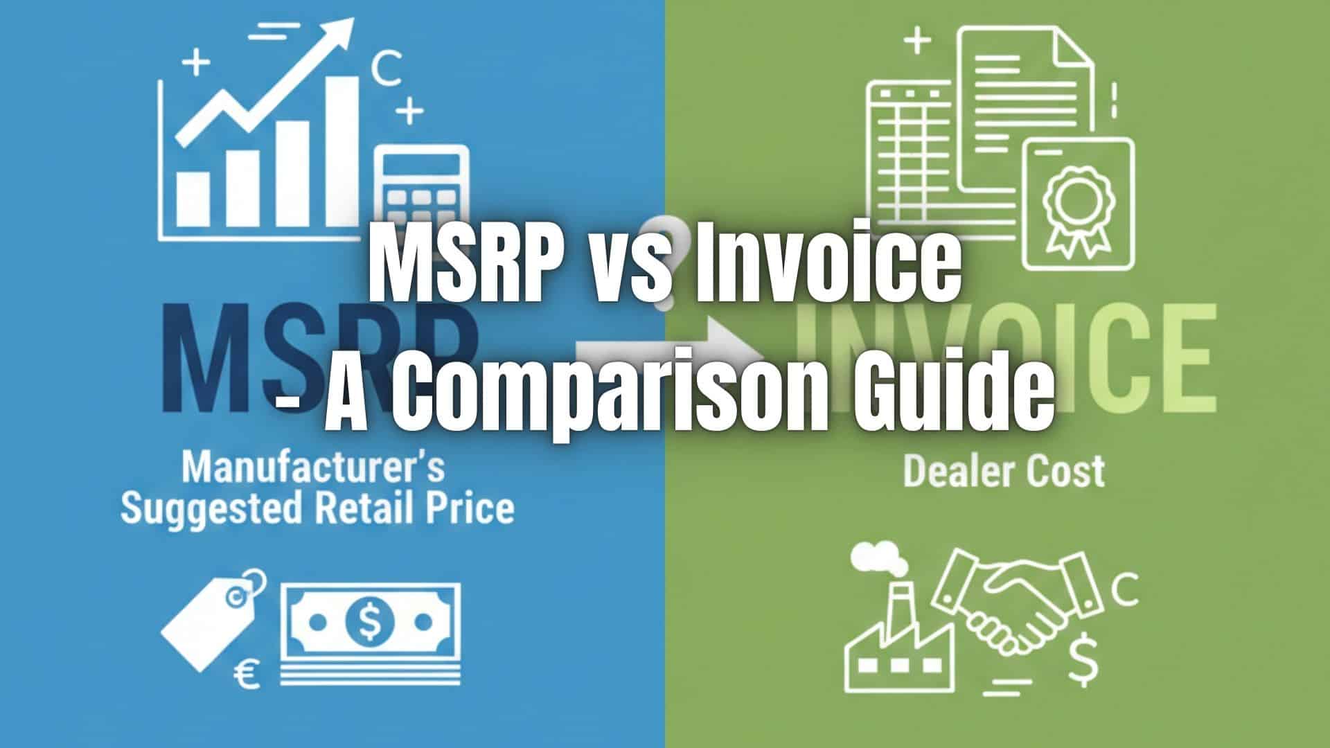 Learn the difference between MSRP and invoice price, how each affects negotiations, and how to use both when buying a car. Click here!