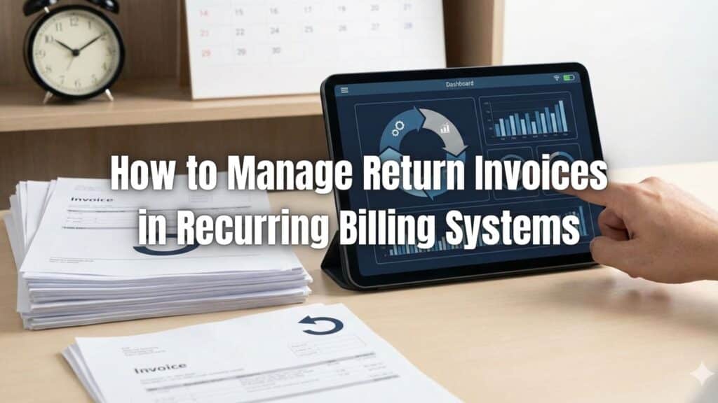 Learn how to manage return invoices in recurring billing systems, maintain cash flow, and handle subscription adjustments today!