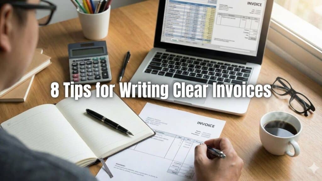 Learn practical tips for writing invoices that are clear, professional, and easy to pay. Discover how better invoice clarity improves cash flow.
