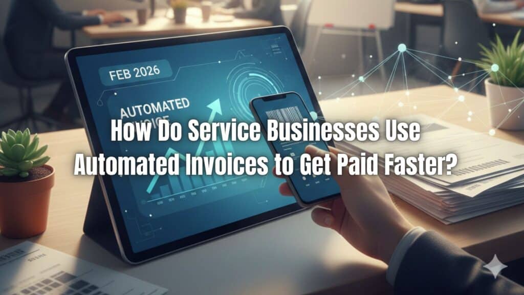 Learn how automated invoicing for service businesses speeds up payments, improves cash flow, reduces disputes, and simplifies recurring billing.