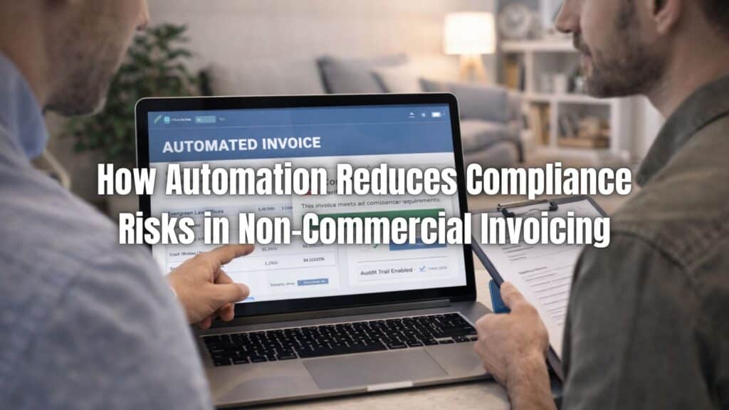 Learn how automation improves non-commercial invoicing compliance, reduces errors, and strengthens audit readiness for growing businesses.