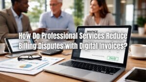 Discover how professional services prevent errors, improve transparency, and resolve disputes faster with automated digital invoices.