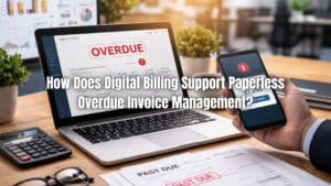 A practical guide to paperless overdue invoice management using digital billing, automated reminders, and online payment options.