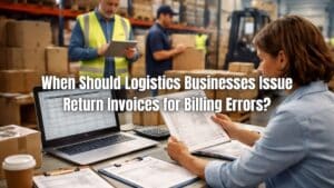Learn when to issue return invoices for logistics businesses, common billing errors, and how to correct invoices while maintaining accuracy.