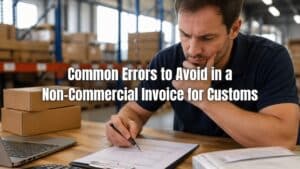 Understand common customs non commercial invoice errors and how to avoid delays, rejections, and compliance issues. Learn more!