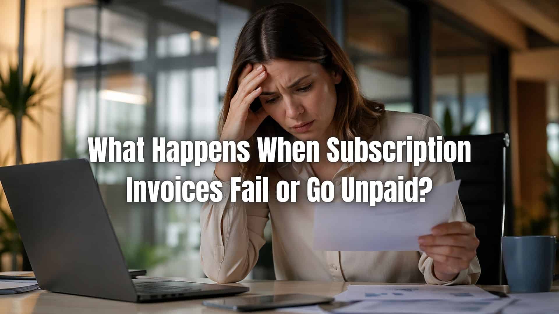 Learn what happens when subscription invoices fail or go unpaid and how to manage failed subscription payments effectively. Click here!