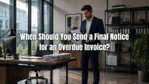 Learn when to send a final notice for an overdue invoice to encourage payment, reduce delays, and protect your cash flow. Click here!