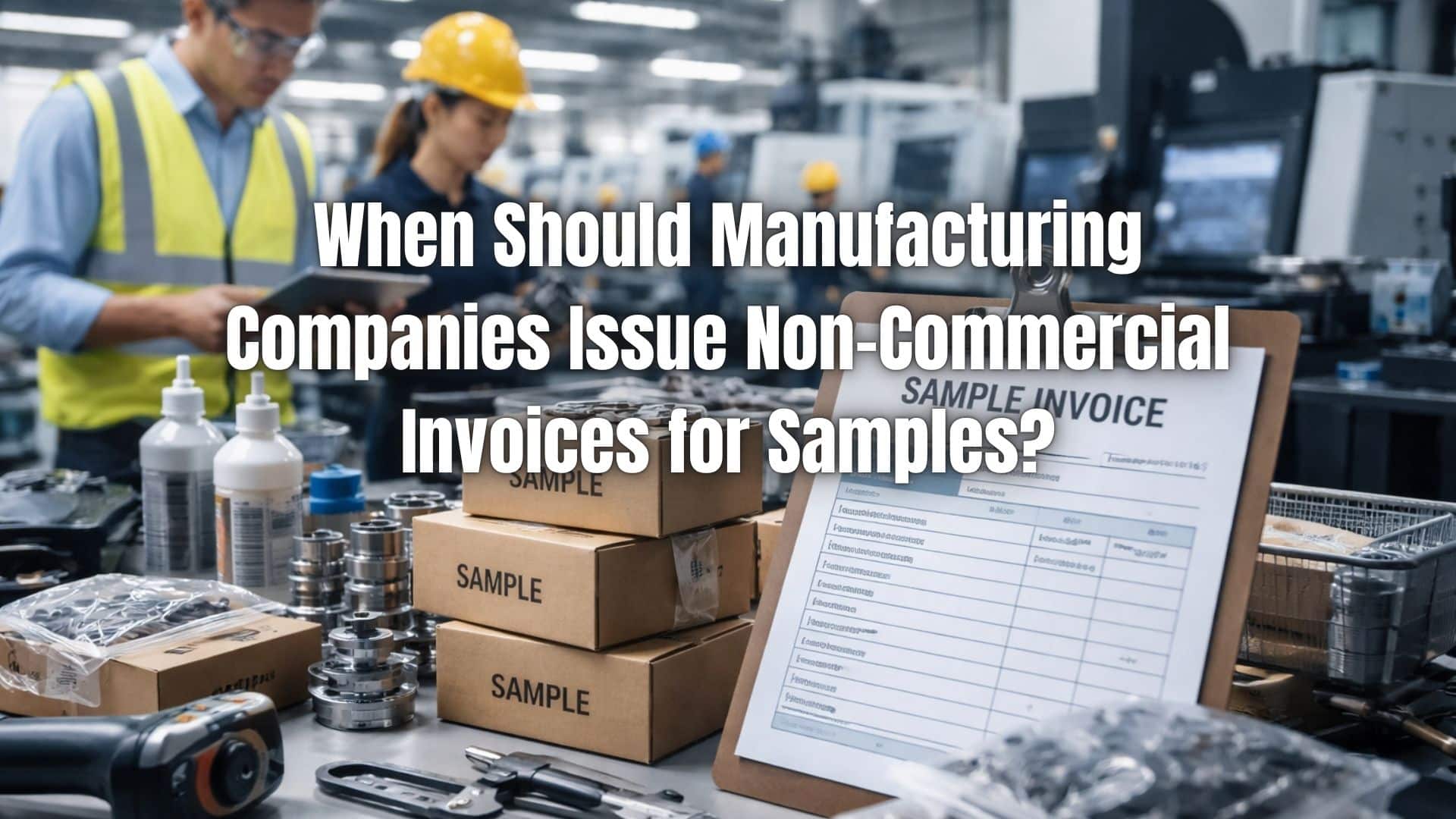 Learn how manufacturers use non-commercial invoices for samples to ensure compliance, tracking, and accurate documentation.