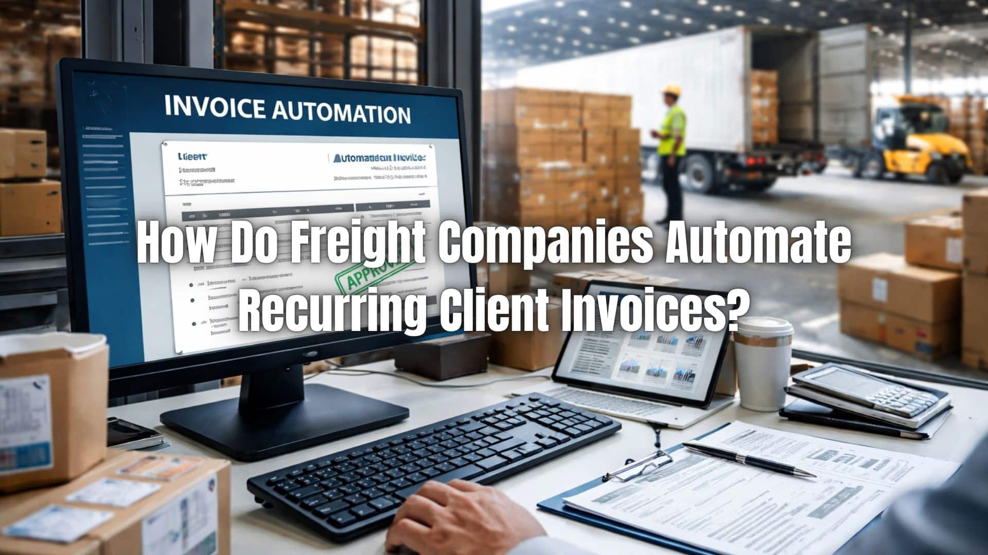Learn how freight companies use automation for recurring invoicing to improve accuracy, efficiency, and cash flow management.