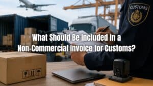 Learn what to include in a non-commercial invoice for shipping to ensure accurate documentation and smooth customs clearance. Click here!