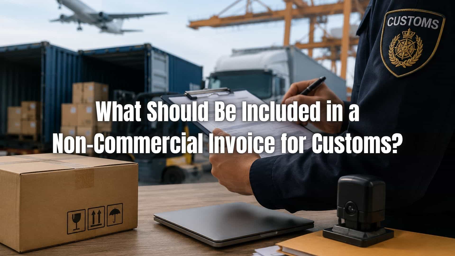 Learn what to include in a non-commercial invoice for shipping to ensure accurate documentation and smooth customs clearance. Click here!