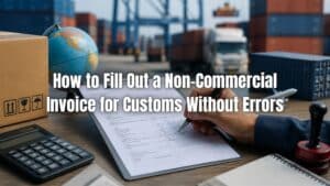 Learn how to use a non commercial invoice template to avoid errors and ensure accurate customs documentation. Click here!