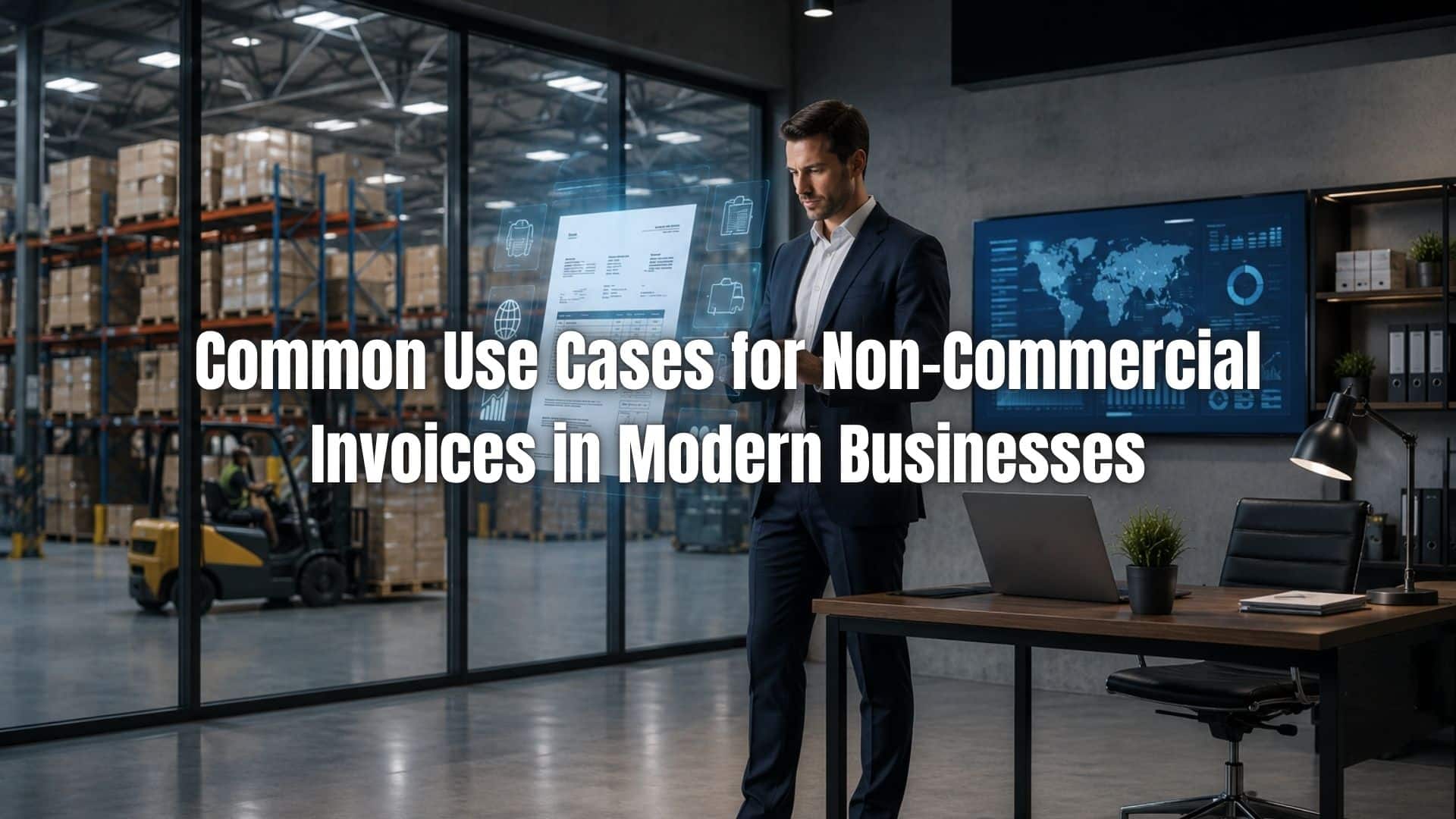 Understand non-commercial invoice use cases and how businesses use them for documentation, logistics, and compliance.