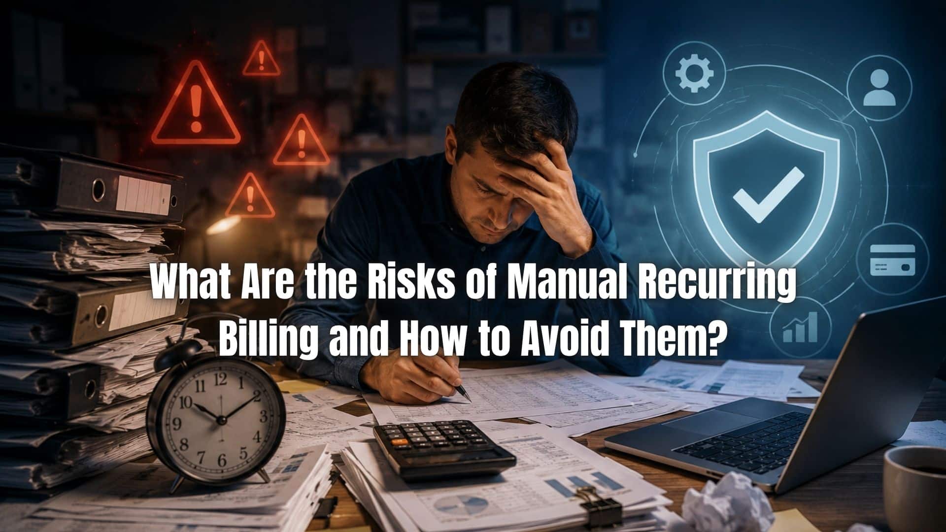 Discover the risks of manual recurring billing and how to avoid errors, delays, and cash flow issues with automation. Click here to learn more!