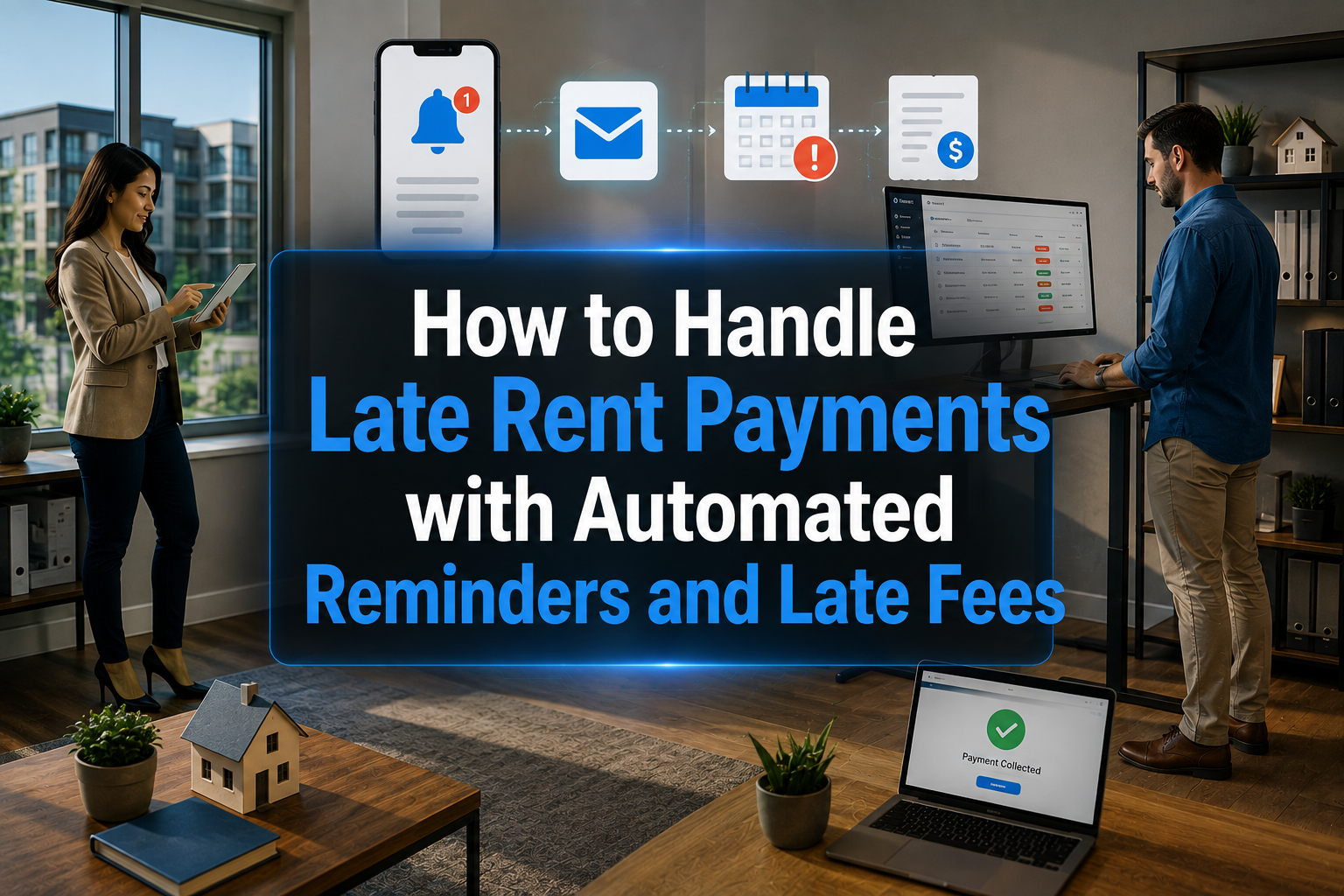 Discover how automated late rent payment reminders streamline rent collection and help reduce missed and overdue payments. Click here!