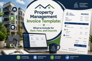 Learn what to include in a property management invoice template for rent, fees, deposits, and accurate tenant billing. Click here!