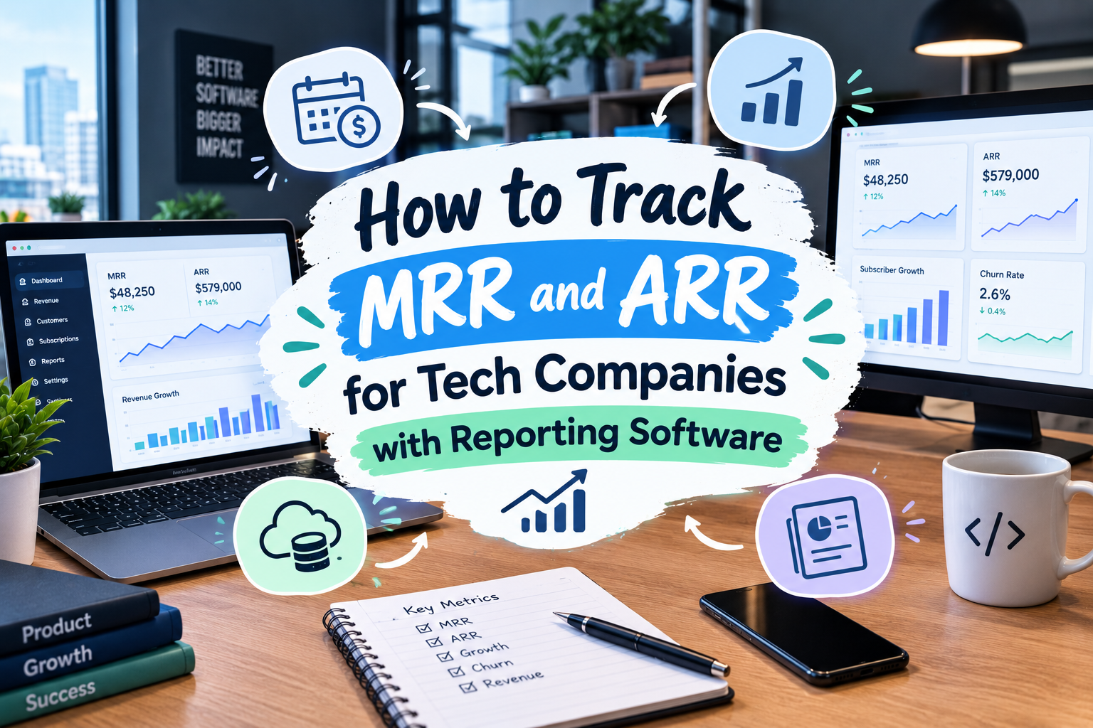 Learn how MRR ARR reporting software helps tech companies track recurring revenue, monitor growth, and generate accurate financial reports.