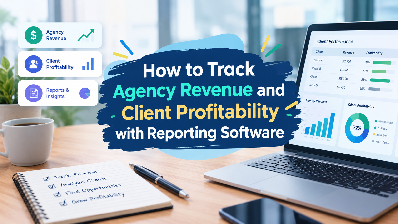 Learn how agency revenue reporting helps you track agency revenue, measure client profitability and make smarter business decisions.