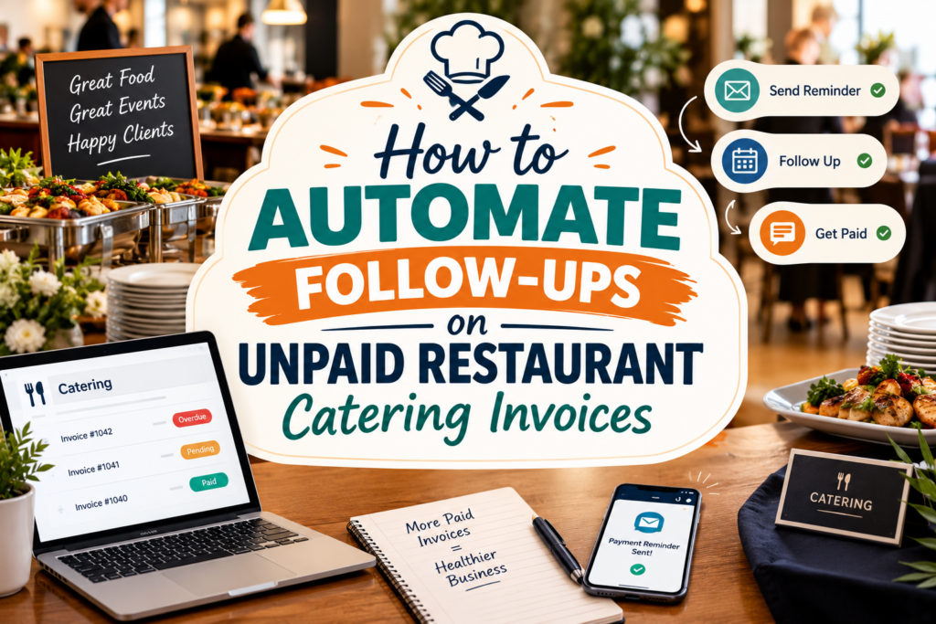 Learn how to automate catering invoice follow-ups for unpaid restaurant catering invoices and improve payment collection.