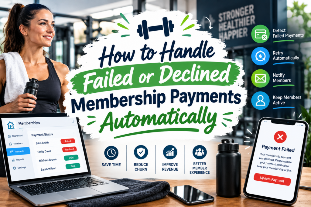 Learn how failed membership payment automation helps handle declined payments, reduce missed revenue, and keep member billing on track.