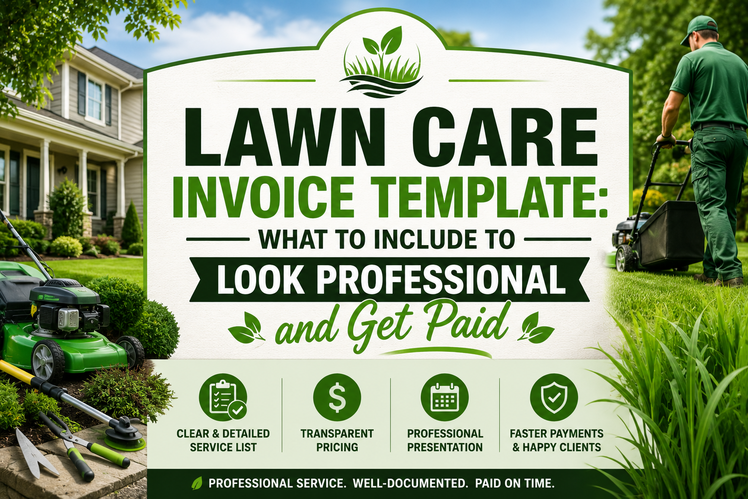 Learn what to include in a lawn care invoice template professional businesses can use to create clear invoices and get paid faster.