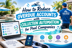 Learn how pool service collection automation helps reduce overdue accounts and improve payment management for pool companies.