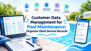 Learn how pool service management software helps organize client service records, manage customer data, and simplify pool maintenance.