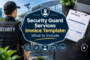 Learn what to include in a security guard invoice template, from service details and hours worked to rates, taxes, and payment terms.