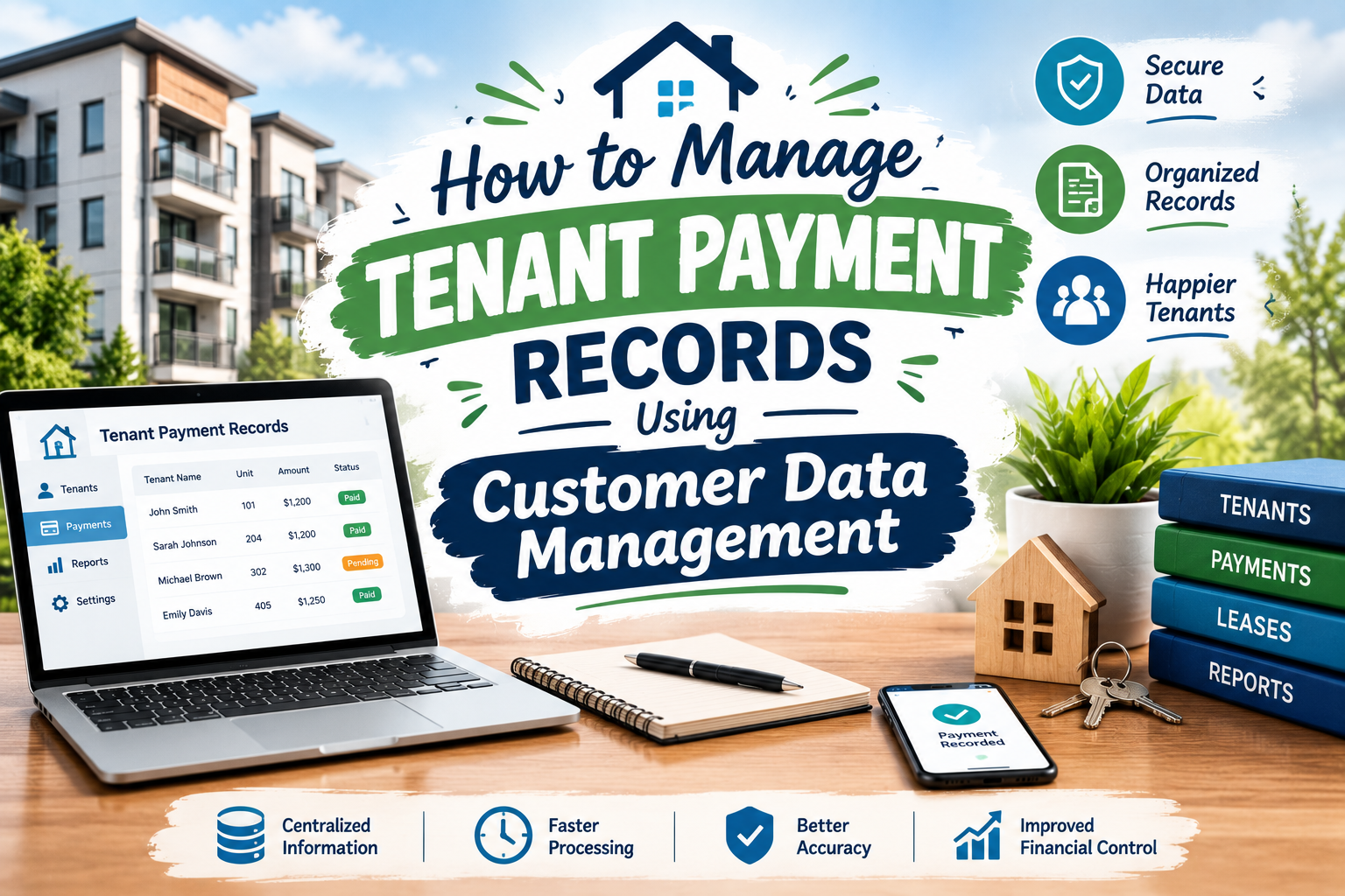 Learn how tenant payment tracking software helps manage payment records, organize customer data, and simplify rental payment tracking.