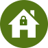 A secured house with lock animation icon that represents ReliaBills billing security features